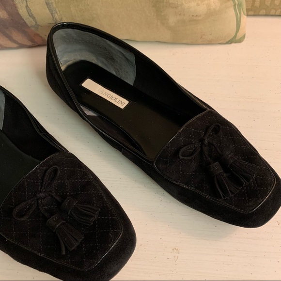 ENZO ANGIOLINI tassel black suede shoes - Picture 4 of 10